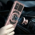 thumbnail image 2 of TJS for Samsung Galaxy A26 Phone Case, [Military Grade] Robotic Magnetic Support Car Mount Metal Ring Holder Kickstand Cover for Samsung A26 (Rose Gold), 2 of 5