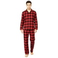 thumbnail image 3 of NORTY Men's Flannel Cotton Blend Sleepwear Pajama Sets Warm Soft Loungewear, 3 of 29