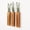 Brown (3 Pack), variant on 3-Pack Wood Wall Planters with 6 Removable Faux Eucalyptus Stems - Modern Farmhouse Wall Decor for Living Room, Bedroom, Bathroom - Wooden Wall Vases and Fake Eucalyptus for Home Office Decor