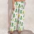 thumbnail image 5 of Palazzo Pants for Women, Funny Toad Comfy Womens Wide Leg Baggy Pants, Casual Lounge Pants for Women Travel Vacation Outfits, 5 of 5