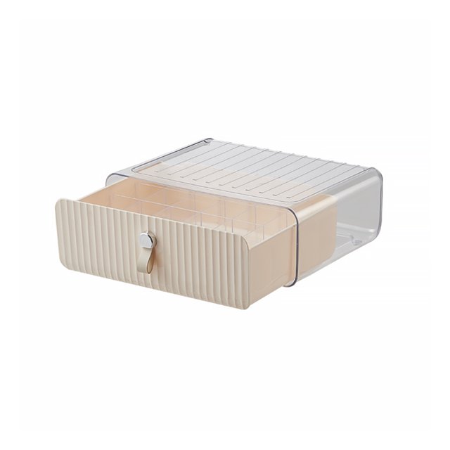 Organizador Calcetines en Forma Cubo Con Divisor Y Tapa para Sujetadores Corbatas Bufandas