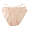 thumbnail image 2 of Ashirexll Plus Size Underwear for Women, Ladies Underwear Panties, Lace Mid Rise Waist Hip Lift Comfortable Body Breathable Briefs, 2 of 3