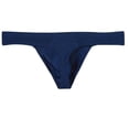 thumbnail image 3 of TANBOM Men's Nylon Sexy G-String Thong Underwear Bulge Pouch Comfortable Breathable Tagless Indigo M, 3 of 6