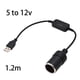 thumbnail image 1 of Cable convertidor USB A macho a 12V para encendedor de coche Hugo 1.2 12 metros, 1 of 10