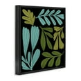 thumbnail image 4 of Stupell Industries Varied Leaves Collage Plants & Flowers Painting Black Floater Framed Canvas Art Print Wall Art, 25 x 25, 4 of 10
