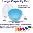 thumbnail image 3 of Storage Body Powder Container, Large 3.5" Fluffy Body After-bath Powder Case, Body Villus Powder Puff Box, Makeup Cosmetic Talcum Powder Container, 3 of 4
