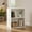 White, variant on Topcobe 2-Cube Bookcase Floor Standing Open Bookshelf with 5-Position Adjustable Shelf, Corner Bookshelf, Storage Shelf, Book Organizer-Natural