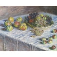 thumbnail image 2 of Monet, Claude 14x12 Gold Ornate Wood Framed with Double Matting Museum Art Print Titled - Apples and Grapes, 2 of 4