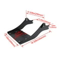 thumbnail image 2 of ECOTRIC King Tour Pack Trunk Bracket Rack Compatible with 1997-2008 Harley Touring FL Mount King Tour Pack Pak Latches Razor, 2 of 9