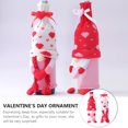 thumbnail image 4 of Romantic Bottle Cover Sleeve - 1 Pack Plush with Heart & Bow Decor for Valentine's Day Wedding Birthday Party Tabletop, Dining Table Decoration & Festive Gift Idea, 4 of 7