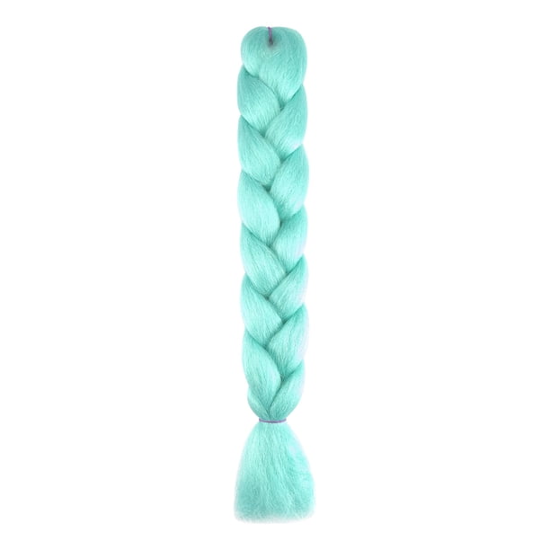 Fiudx Extensiones de Fibra Sintética con Colores Vibrantes, Trenzas de Crochet Cómodas, Rastas de Mantenimiento, para Fiestas, Estilo Femenino, Diseño Pre-Bacteria.