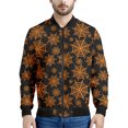 thumbnail image 2 of Chaqueta con cremallera y estampado 3D de telaraña de colores para hombre y mujer, sudadera con personalidad, abrigo holgado, chaqueta bomber de manga larga con cremallera, 2 of 4