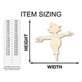 thumbnail image 2 of Unfinished Wood Scarecrow Shape - Craft - up to 36" 42" / 3/4", 2 of 5