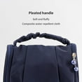 thumbnail image 4 of Small Hanging Travel Clouds Toiletry Bag Makeup Bag Cosmetic Organizer Portable - Navy blue, 4 of 7