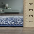 thumbnail image 5 of Loomaknoti Aysal Alazah 4' x 6' BLUE Floral Indoor Area Rug, 5 of 9