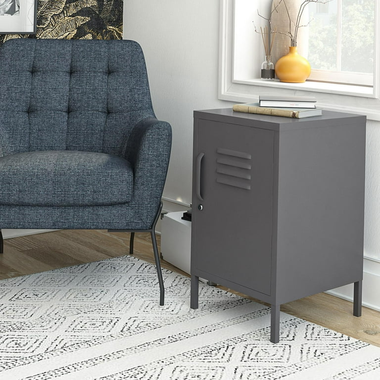 Metal sale bedside locker