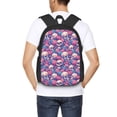 thumbnail image 5 of Daiia white Skull blue flower Backpack for Men and Women -Durable Backpack Large Capacity, Water-Resistant Bag with Adjustable Straps and Laptop Compartment, 5 of 7