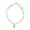 Gold Blue 7220K3, variant on Artistic Sea Creature Design Dainty Mesh Necklace Breathable Pendant Clavicle Chain Stylish Jewelry For Daily Wear