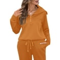 thumbnail image 5 of UVN Outfit Sets for Women 2 Piece Sets Winter Casual Tracksuit Long Sleeve Lounge Set Outfits with Pockets, 5 of 10