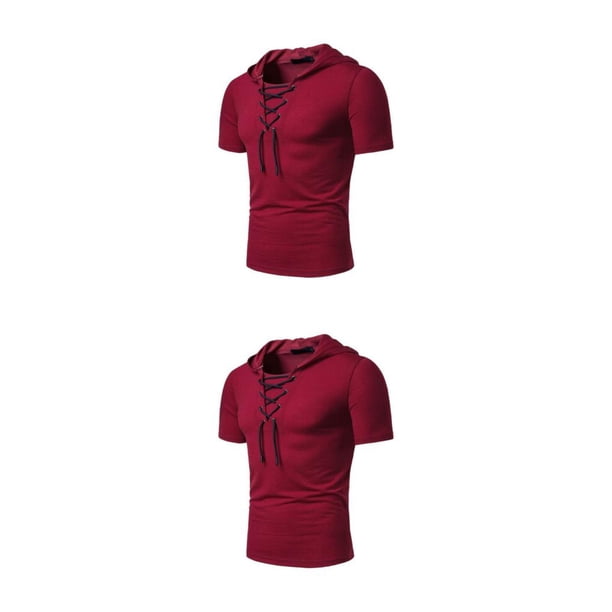 Sudadera con capucha Jumpingount ligera y transpirable Vino rojo XXL