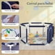 thumbnail image 2 of Corral para Bebé Hexagonal Yei Azul 1.25 m x 65 cm con Colchoneta y Malla Transpirable, Plegable y con Puerta de Seguridad YEI YI-CPBHXBL, 2 of 10