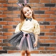 thumbnail image 4 of Disfraz de cebra (1 unidad): incluye diadema con orejas de cebra, falda tutú, cola y pajarita. Disfraz de animal con temática de la selva para Halloween, carnaval y cosplay., 4 of 7