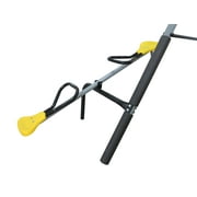 XDP Recreation Rising Sun Metal Swing Set with See Saw, Glider, Stand N Surf, Swing, Deluxe Trapeze, Fun Glider and Wave Slide