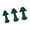 Green, variant on PatungKu 3Pcs Caulking Nozzle Triangle Silicone Nozzles Replacement for Grout Sealing
