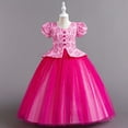 thumbnail image 1 of COM1950s Robe à Manches Longues, Shorts pour Filles, Robe Princesse à Plis pour Enfants Robe à Manches Courtes Bouffante, Robe à Manches Courtes, Robe à Manches Courtes, Robe pour Filles, 1 of 9
