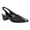 Black Patent, variant on Easy Street Bizzy Women's Slingback Pumps Color: Navy Size: 7