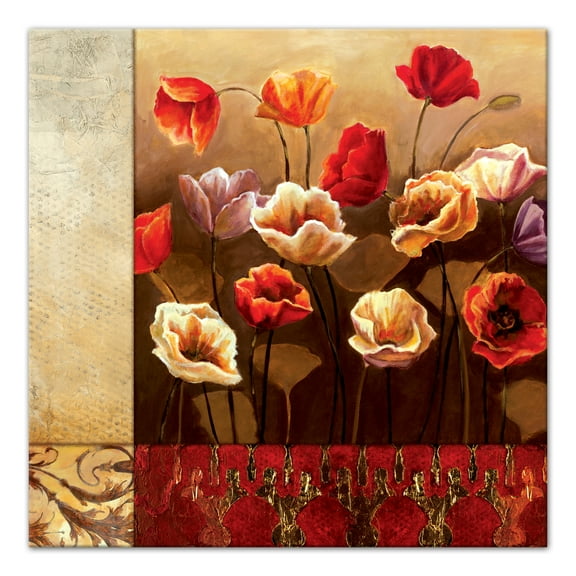Creative Products Bright Blooms 36x36 Canvas Wall Art