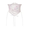 thumbnail image 3 of Black Corset Waist Belt for Women, Wide Elastic Belt for Dresses, 3 of 9
