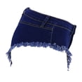 thumbnail image 5 of Women's Sexy High Waisted Stretch Mini Denim Shorts Hot Pants, 5 of 7