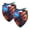 Multi-colored 3, variant on PhooArto Flowers Sunflowers Art Pattern Dog Bandanas, 2 Pack Soft Washable Pet Scarf Triangle for Large Dogs Puppies and Cats