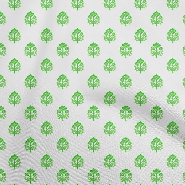 oneOone Viscose Chiffon Light Green Fabric Block Craft Projects Decor Fabric Printed By The Yard 42 Inch Wide-96