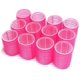 thumbnail image 1 of Rulos de pelo grandes de 48 mm, con agarre automático, para peluquería, incluye 12 pinzas de aleación (rojo rosa), paquete de 12, 1 of 4