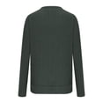 thumbnail image 6 of AherBiu Womens Ribbed Sweaters V Neck Long Sleeve Tunic Tops to Wear with Leggings Solid Color Pullover Knitwear, 6 of 6