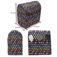 thumbnail image 5 of Flower Lounger Chair Bag, Colorful Vibrant Daisy Blossom Motifs Classic Hexagonal Comb Pattern Flower, High Capacity Storage with Handle Container, Lounger Size, Multicolor, by Ambesonne, 5 of 5