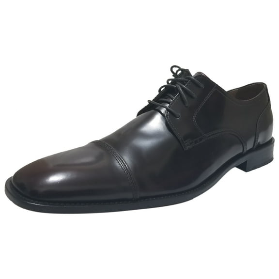 Johnston & Murphy Mens Knowland Cap-Toe Oxfords Burgundy Brush Off 12