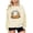Beige, variant on JSheng Women Loose Sweatshirts Halloween Fashion Printed Casual Long Sleeve Hoodless Sweatshirt Blouse