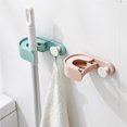 thumbnail image 2 of Toystoory Estante de almacenamiento para fregona y escoba montado en la pared Juegos de accesorios de baño Azul Toystoory HA024235-02, 2 of 6
