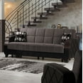 thumbnail image 2 of Ottomanson Luna Sofa Bed with Storage 74", Gray Chenille, 2 of 7