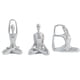 thumbnail image 3 of 3 piezas de estatuas de yoga para mujeres, figuras de yoga, esculturas creativas modernas de yoga para Plata, 3 of 9