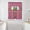 Burgundy, variant on Gorgeous Home Linen 3pc Set Short Kitchen Window Curtain Voile Sheer Rod Pocket 2 Tier panels and Matching Swag Valance Brown Coffee Color