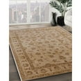 thumbnail image 3 of Ahgly Company Machine Washable Indoor Rectangle Industrial Modern Light Brown Area Rugs, 3' x 5', 3 of 7