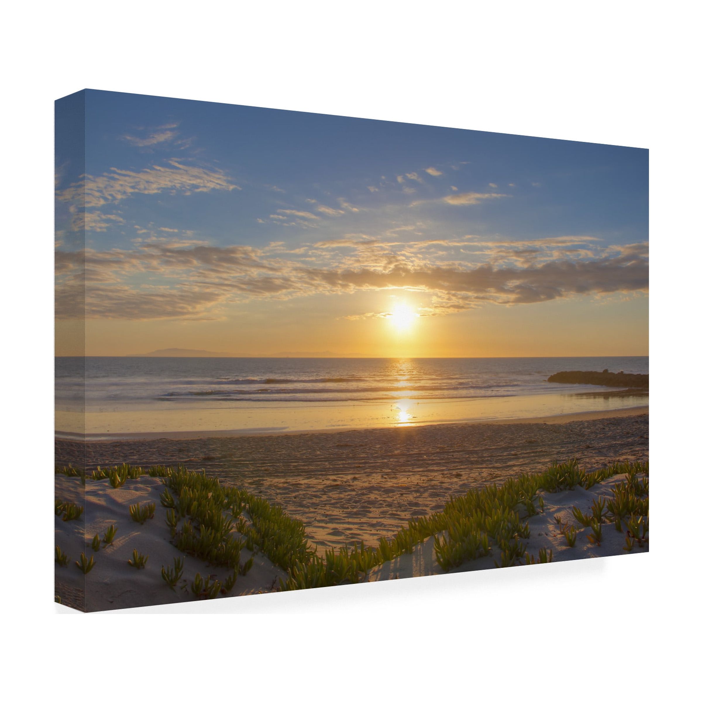 Trademark Fine Art "Pierpont Sunset" Canvas Art by Chris Moyer