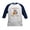 Navy/White, variant on CafePress - Happy Fall Raccoon Autumn Baseball Jersey - Kids Cotton Baseball Jersey, 3/4 Sleeve Shirt