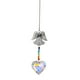thumbnail image 2 of Elegantes colgantes de cristal en forma de gota que hacen campanillas de viento decorativas para jardín. Corazón, 2 of 9