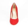 thumbnail image 5 of DREAM PAIRS Women's Bridal Wedding Party Low Heel Pump Shoes LUVLY RED Size 5.5, 5 of 6