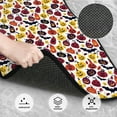 thumbnail image 3 of Pofeuu Halloween Pumpkin Print Car Foot Mat Set of 4 Pieces - All-Weather Full Set Floor Mats for Cars Trucks SUVs, 3 of 7